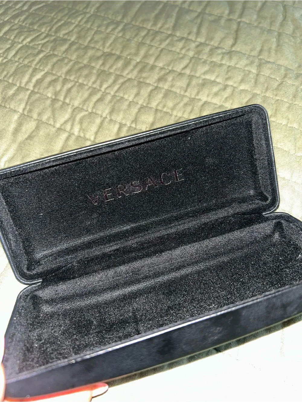 Versace black and Gold Eyewear Case